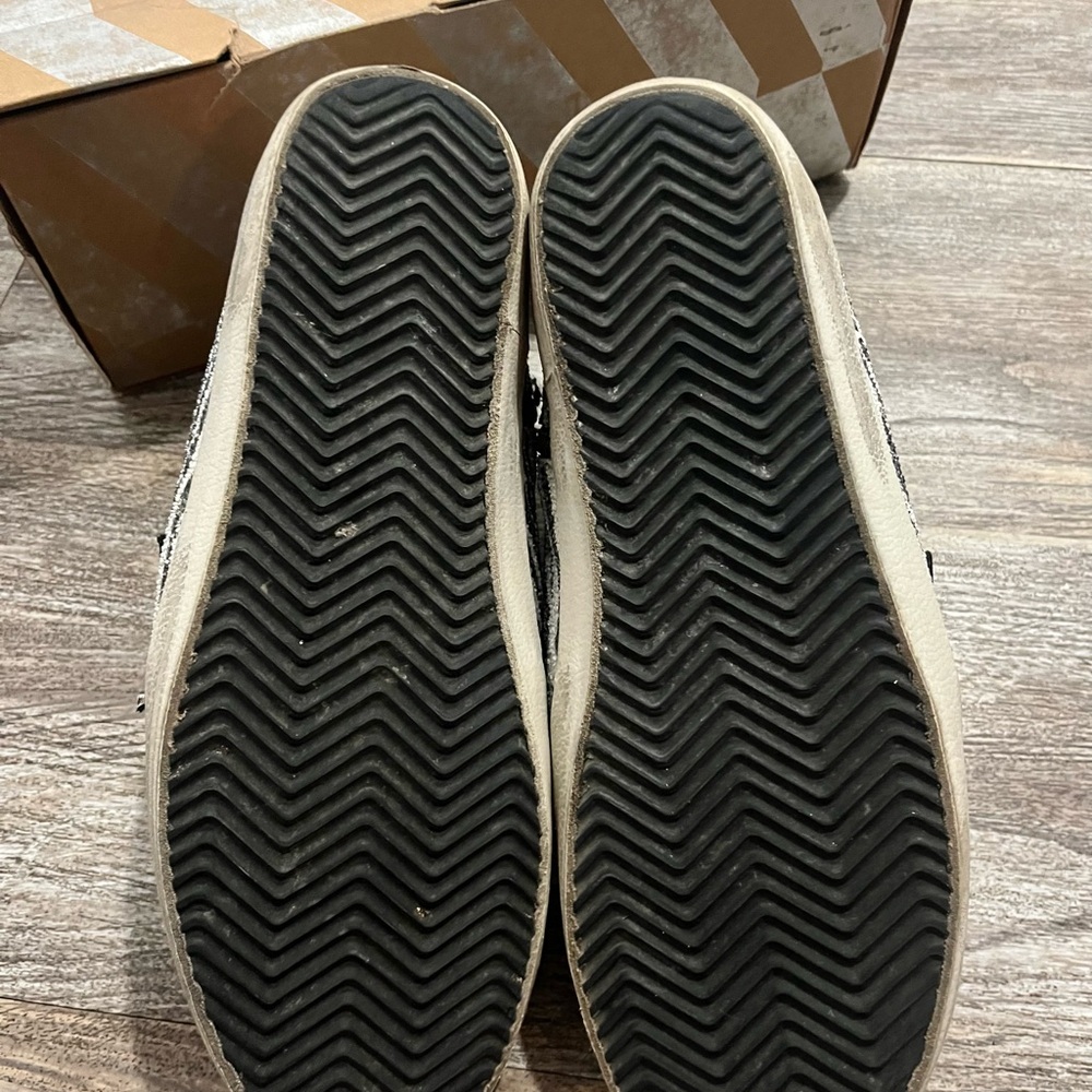 Golden Goose Zebra Print Sneakers - Black and White - Picture 6 of 8
